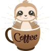 Sloth Coffee Design