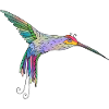 Bunter Vogel