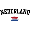 Brushstroke Dutch Flag Tee