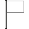 Flag White Sports
