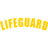 LIFEGUARD yellow red lifeguard lifeguard