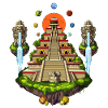 Aztec Pyramid Island