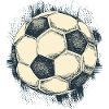 Retro Soccer - Soccer Ball - Soccer Player