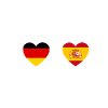 Espagne Allemagne Espagnole Herzschla espagnole