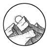 Bergmuster - Berg-Logo - Bergsymbol