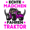 Echte Mädchen fahren Traktor