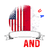 Polska Amerykańska Flaga Polish Roots USA Citizen