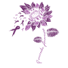 Pancreas Sunflower Saying Gift