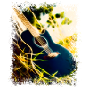 Guitar in the grass