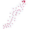 Coeurs rouges