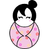 Japanese Kokeshi Kawaii