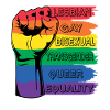 Pride Arc-en-ciel Poing LGBT