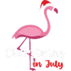 Christmas in July Flamingo