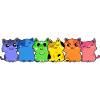 LGBT Cat Rainbow Gay Lesbisk Killing