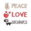 Le putois Love Skunks