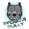 American Bully blue line Design