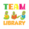 Team Library Cute Librarian School