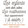 CADEAU MERCI MAITRESSE ENFANTS