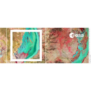 Earth from Space - Colourful Queensland, Australia