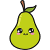 Pear Cute Kawaii