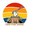 Chopping Wood Retro