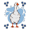 Geese Goose Blue Design