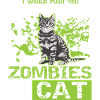 Cat Funny Kitten Zombie Apparel