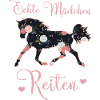 Echte Mädchen Reiten Pferde Geschenkidee
