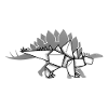 Stégosaure origami