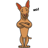 Têtu Podenco cadeau de chien