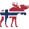 Norge, elg, Skandinavia, norsk, fiske