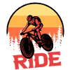 Ride Bike Retro