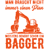 Baustelle Bagger Beruf Baustelle Geschenk