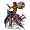 Bigfoot Riding Mothman