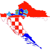 Kroatien Umriss