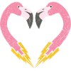 Flamingo Heart
