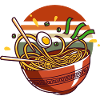 Ramen Bowl Chopsticks Japanese Noodles
