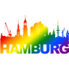 Hamburg Pride Skyline