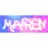 Maren Name Geschenk Geschenkidee Galaxie