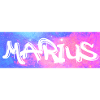 Marius Name Geschenk Geschenkidee Galaxie
