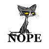 Nope Cat Anti Social Cat