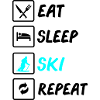 eat sleep ski repeat
