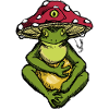 mushroom frog
