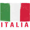 Italia Italy Flag Grunge