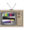 Retro TV Testbild Muster