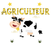 Agriculteur agriculture ferme paysan vache