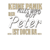 Peter - Keine Panik - lustiges Geschenk