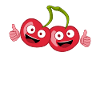 Cherries Thumbs up Cherries Cherry