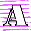 noir blanc violet rayé a