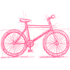 Sketch bike Pink